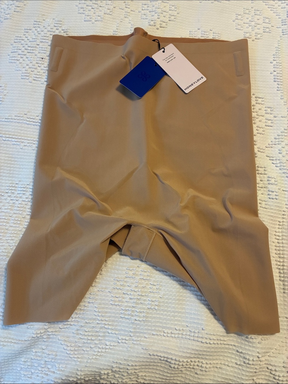 Honeylove Nude/Tan High-Waist Shaping Shorts